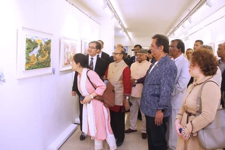 揭牌仪式+画展 Gallery