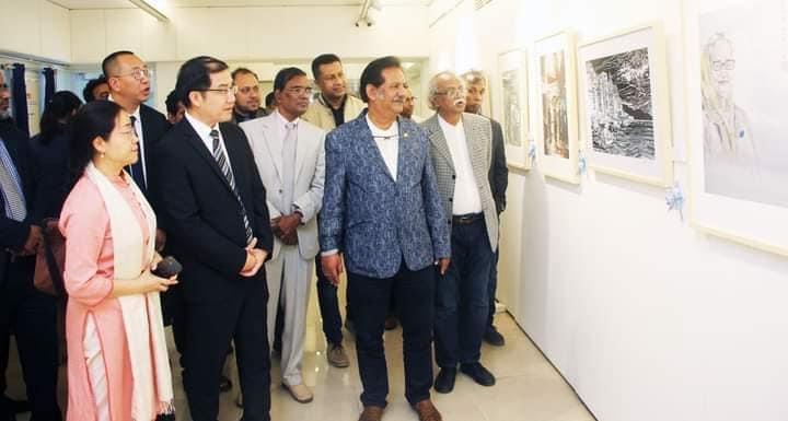 揭牌仪式+画展 Gallery